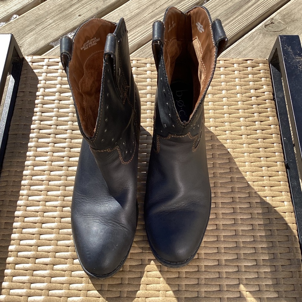 B.O.C Born of Concept Distressed Leather Sybil Western Cowboy Boot -9.5 - Picture 3 of 8